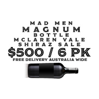Mad Men Mystery Magnum Bottle McLaren Vale Shiraz 6 pack