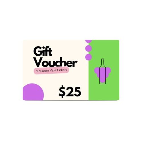 $25 Gift Voucher  Mclaren Vale Cellars